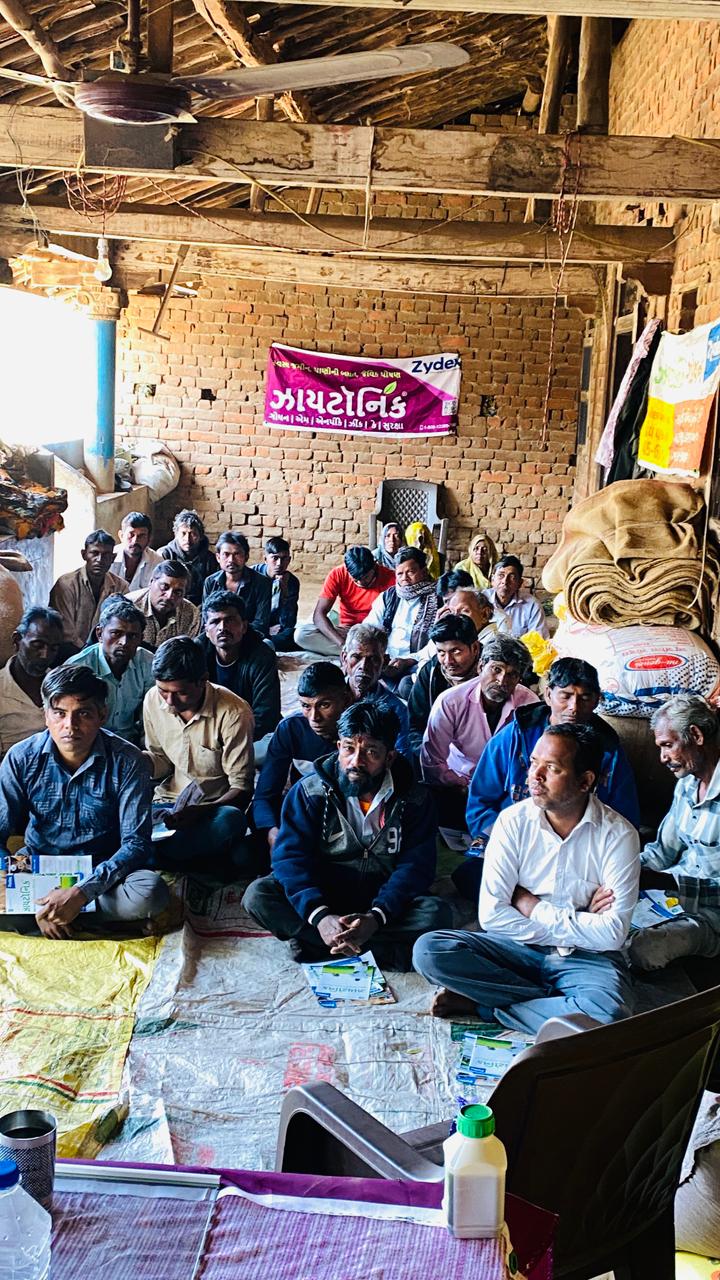 On-ground community meeting conducted by India Action Project