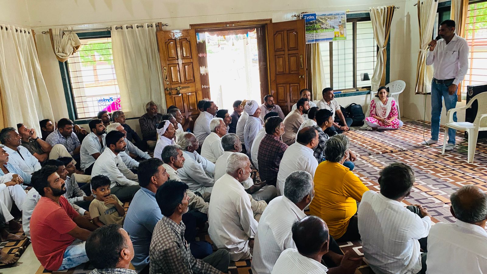 On-ground community meeting conducted by India Action Project